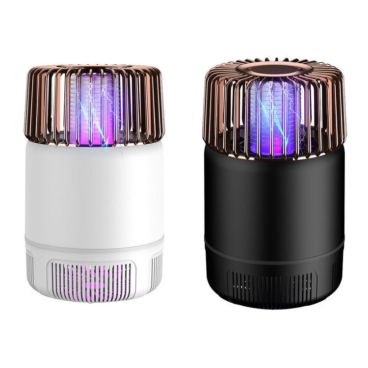 USB Photocatalyst Mosquito Killer Electrical Shock Two-In-One Mosquito Killer White Gold (Electric Shock + Suction)