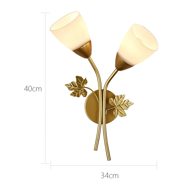 6014 Iron Wall Lights LED Bedroom Bedside Lights Postmodern Corridor Trump Light Hotel Restaurant Lighting, Power source: 12W White Light( Black Single Head)