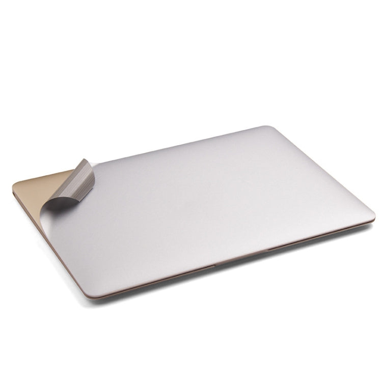 JRC Laptop Film Computer Top Shell Body Protection Sticker For MacBook Pro 15.4 inch A1707 / A1990 (with Touch Bar)(Silver)