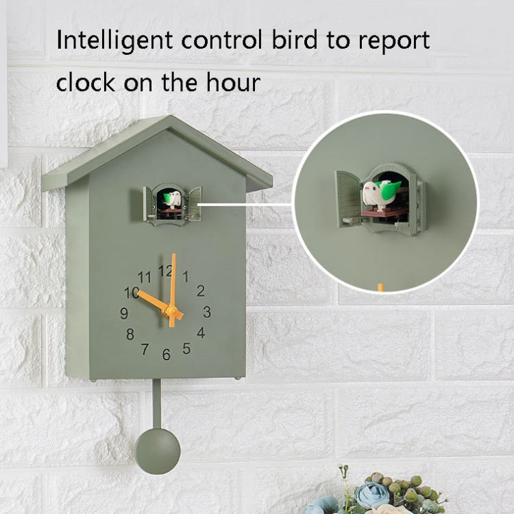 T60 Cuckoo Clock The Bird Reports On The Hour Clock, Colour: Orange Top
