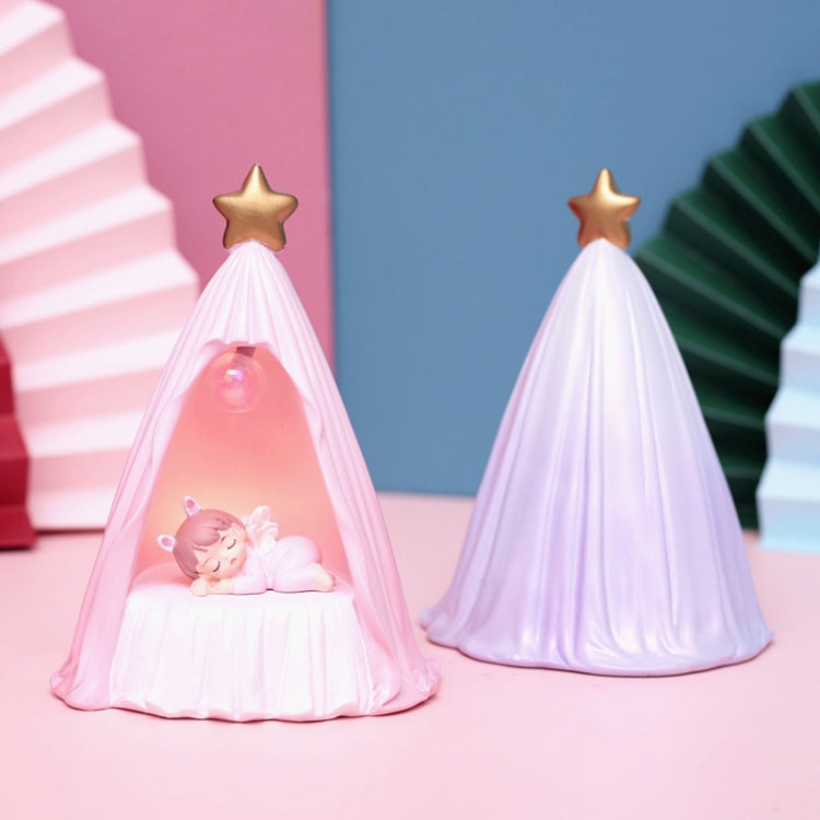 B82880 Room Decoration Atmosphere Night Light Bedside Lamp Ornaments, Size: Medium(Pink)