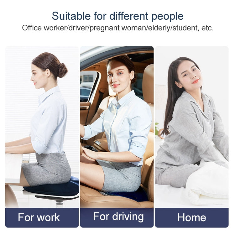 Slow Resilience Memory Foam Office Hip Pad After Hemorrhoids Operation Cushion(Deep Purple) - free shipping - PMC TechLife - Order now!