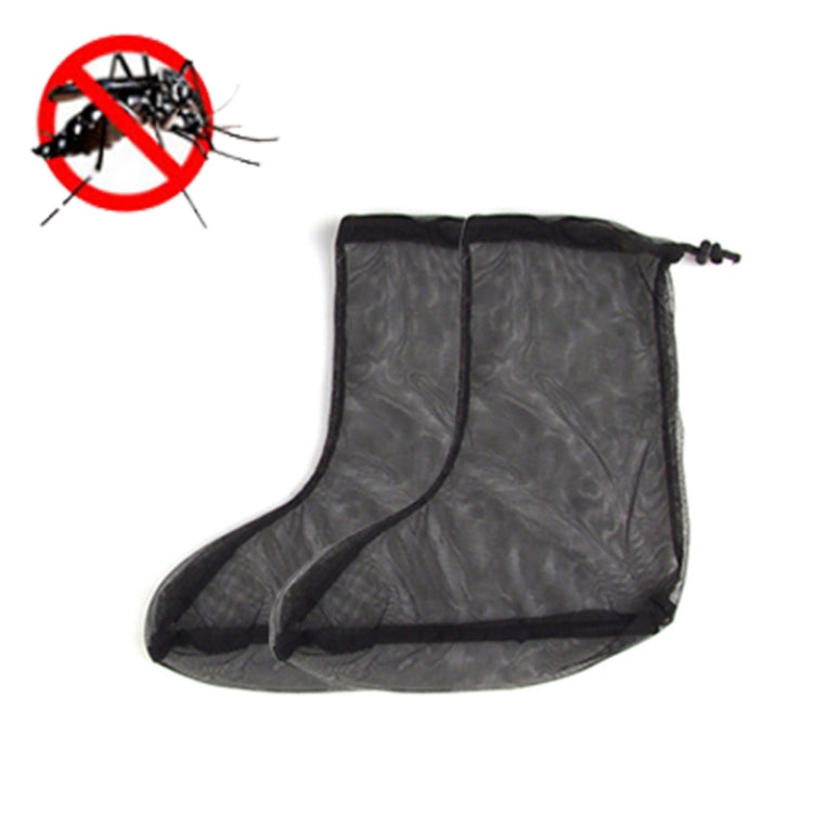 Camping Adventure Anti-Mosquito Suit Summer Fishing Breathable Mesh Clothes, Specification: Pairs Mosquito Foot Cover(L / XL)