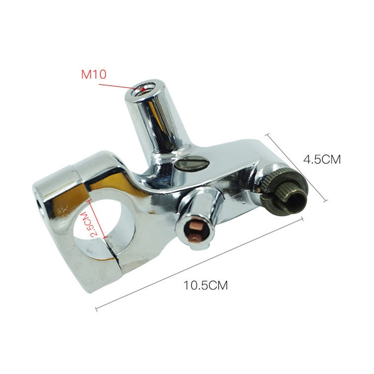 Motorcycle Modification Accessories Reflective Holder Mirror Code Handle Bracket For Honda VT600 / VT750 / STEED400(Electric Plating)