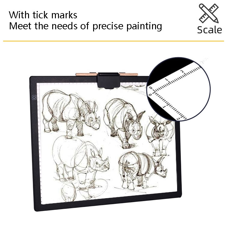 A3-D36 Magnetic Absolute LED Copy Station Soft Eye Protection Edging Calligraphy Copy Of The Painting Plate