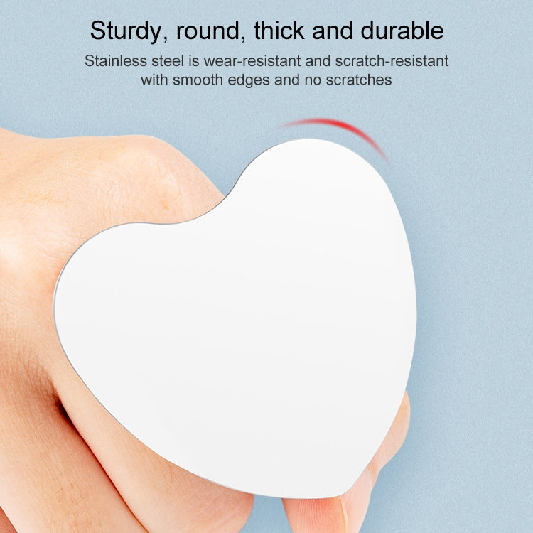 Beauty Makeup Stainless Steel Ring Palette Painted Palette Nail Set, Specification: Large Square
