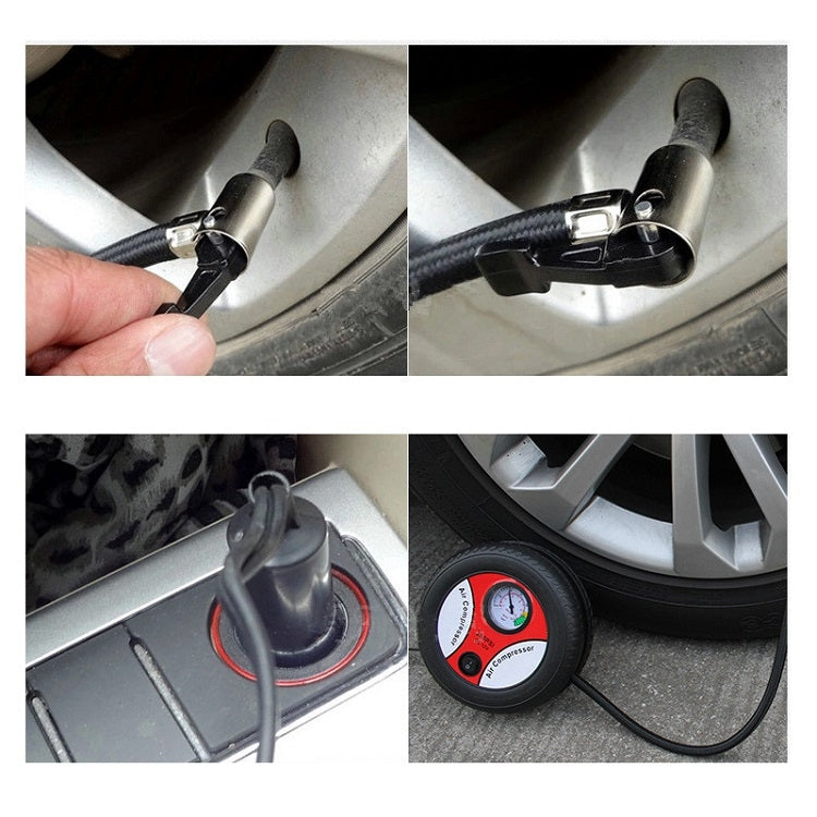 DC12V 12A Car Portable Air Pump Electric Car Tire Pump, Specification��� 19-cylinder Large Motor