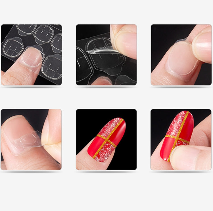 Manicure Tool Set Fingernails Word Cut Set, Specification: Transparent Full Post Large Set