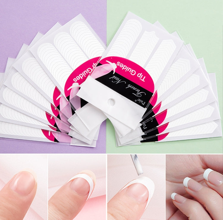 Manicure Tool Set Fingernails Word Cut Set, Specification: Transparent Full Post Large Set