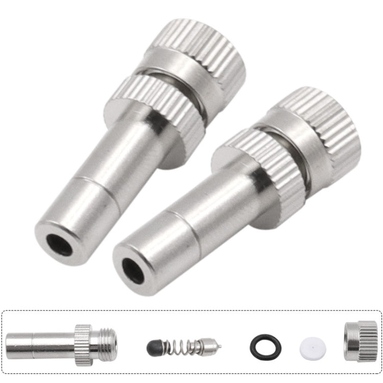 6mm Humidifying And Dedusting Cooling Atomizing Sprinkler Quick-Plug Fog Misting Nozzle, Model: 0.15mm