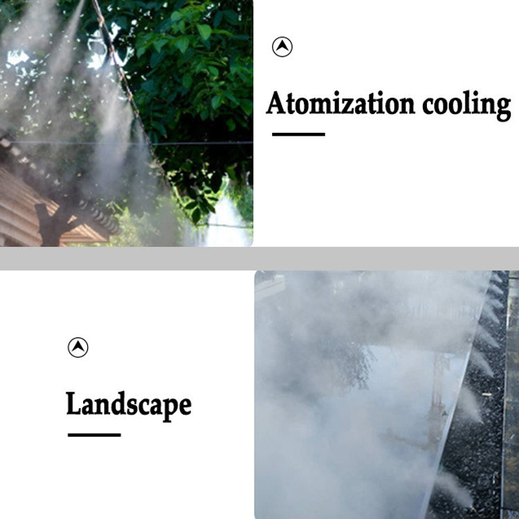 6mm Humidifying And Dedusting Cooling Atomizing Sprinkler Quick-Plug Fog Misting Nozzle, Model: 0.15mm