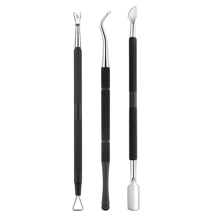 FABIYAN Stainless Steel Dead Skin Shear Steel Push Nail Art Tool Set, Specification: Set 6