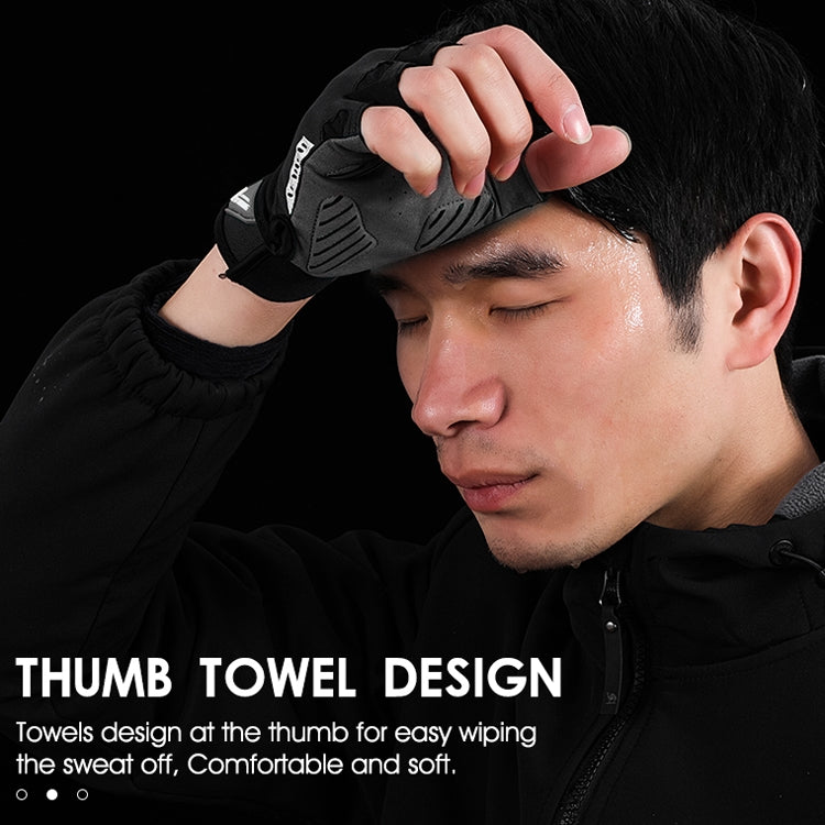 WEST BIKING YP0211210 Mountain Cycling Gloves Half Finger Breathable Anti-Slip Gloves Riding Equipment, Size: XL(Black Yellow) - Cycling Gloves by WEST BIKING | Online Shopping South Africa | PMC TechLife | Buy Now Pay Later Mobicred