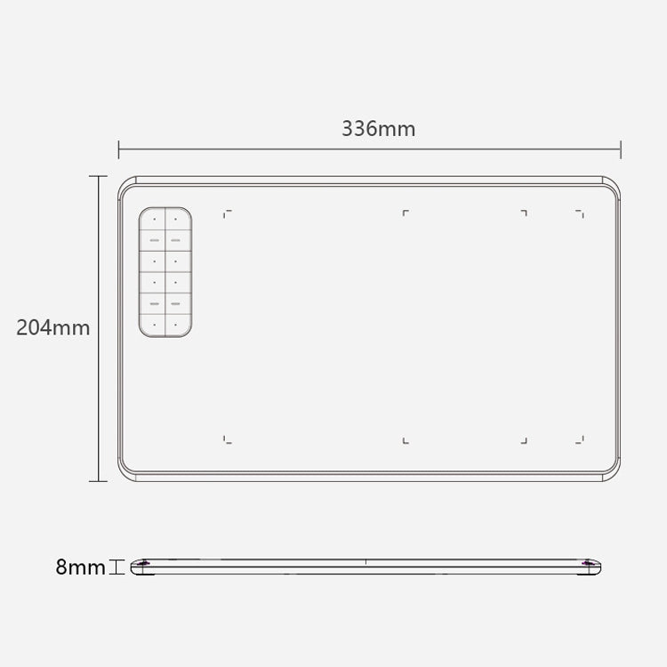 10Moons G12 Digital Board Can Be Connected To Mobile Phone Hand Drawn Board Computer Painting Board Network Class Input Panel