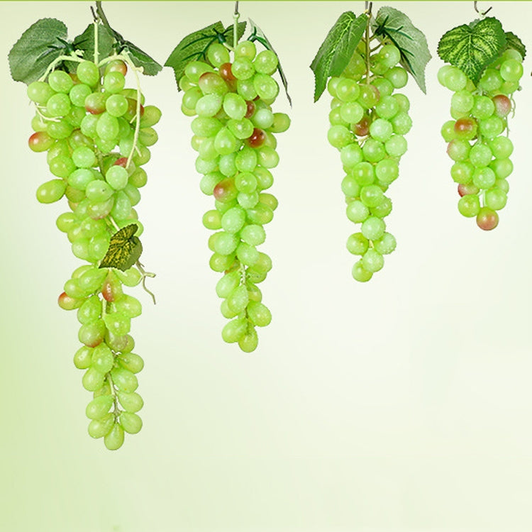 4 Bunches 60 Green Grapes Simulation Fruit Simulation Grapes PVC with Cream Grape Shoot Props - free shipping - PMC Jewellery - Order now!