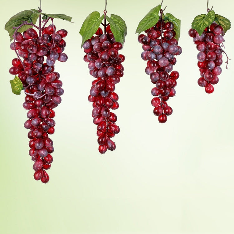 4 Bunches 60 Red Grapes Simulation Fruit Simulation Grapes PVC with Cream Grape Shoot Props - free shipping - PMC Jewellery - Order now!