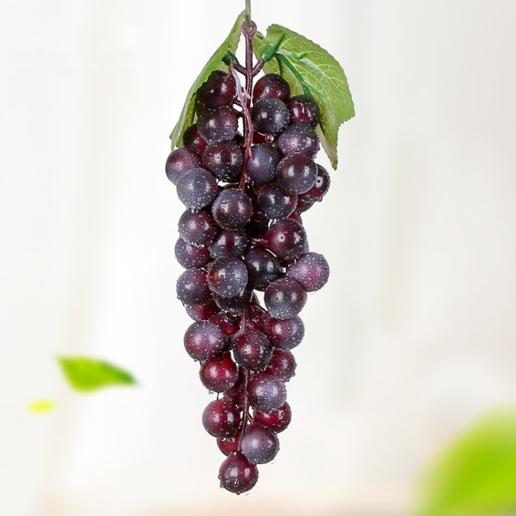 4 Bunches 60 Purple Grapes Simulation Fruit Simulation Grapes PVC with Cream Grape Shoot Props - free shipping - PMC Jewellery - Order now!