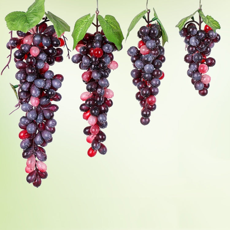 2 Bunches 110 Granules Agate Grapes Simulation Fruit Simulation Grapes PVC with Cream Grape Shoot Props - free shipping - PMC Jewellery - Order now!