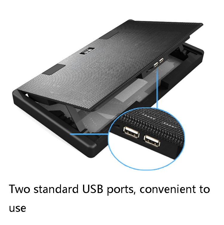 NUOXI M7 Notebook Radiator Computer Cooling Base Adjustment Bracket(Black)