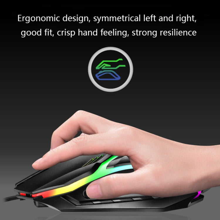 LIMEIDE GTX300 104 Keys Retro Round Key Cap USB Wired Mouse Keyboard, Cable Length: 1.4m, Colour: Punk Set Black - Wired Keyboard by LIMEIDE | Online Shopping South Africa | PMC TechLife | Buy Now Pay Later Mobicred