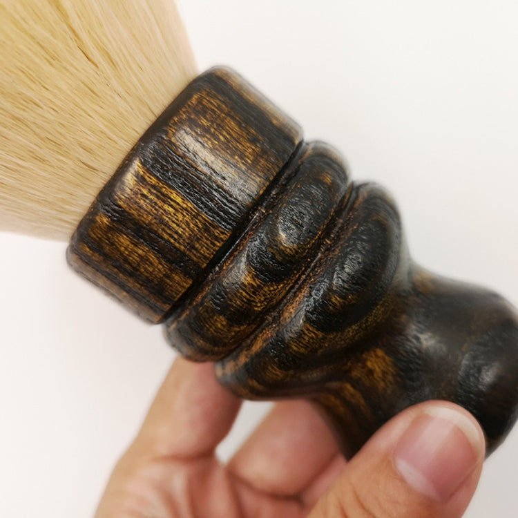 Hair Cut Broken Hair Duster Brush Solid Wood Soft Bristles Cleaning Brush Hairdressing Suppliess(S1 Brush)