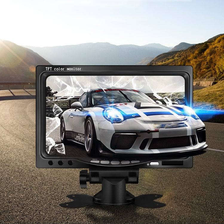 YB-700A 7 Inch Car Display Truck Car Reversing Image HD Monitoring Bus Reversing Display, Specification: Aviation Interface(1024 x 600) - Rearview Monitors by PMC TechLife | Online Shopping South Africa | PMC TechLife | Buy Now Pay Later Mobicred