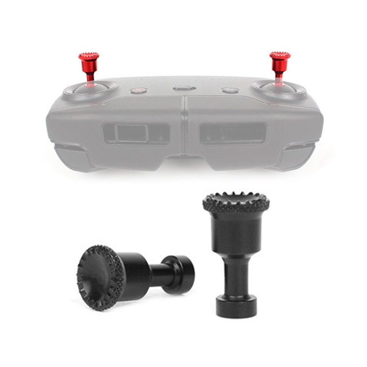 Sunnylife AIR-YG9101 2 PCS For DJI Mavic Mini / Mavic 2 / Mavic Air Aluminum Alloy Joystick Thumb Rocker(Black)