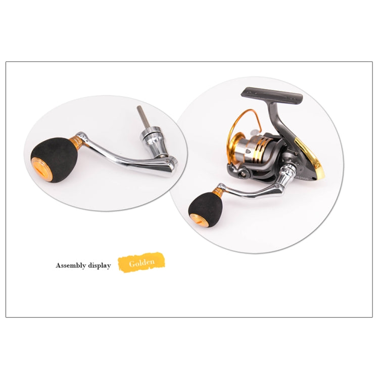 DEUKIO All-Metal EVA Rocker Fishing Reel Rocker Aluminum Alloy Knob For Fish Reel Tackle Accessory, Specification: Medium (Golden) - free shipping - PMC Jewellery - Order now!