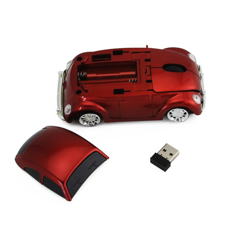 CM0010B 1200 DPI 3-keys Car Shape Wireless Mouse(Blue)