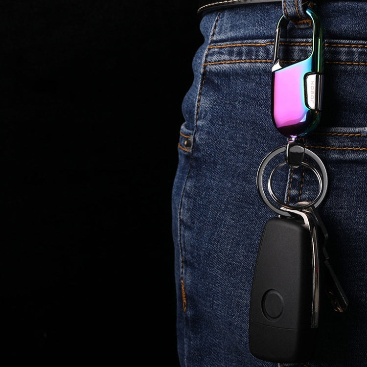 JOBON ZB-176 Car Keychain Men Waist Hanging Key Chain Pendant(Blue Ice) - free shipping - PMC Jewellery - Order now!