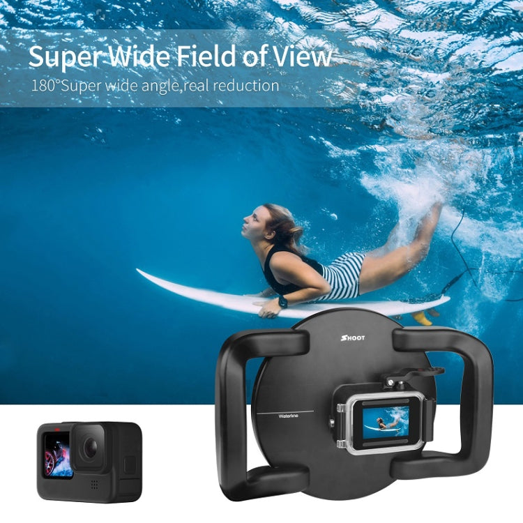 SHOOT XTGP559 Dome Port Underwater Diving Camera Lens Transparent Cover Housing Case For GoPro HERO10 Black / HERO9 Black - free shipping - PMC Jewellery - Order now!