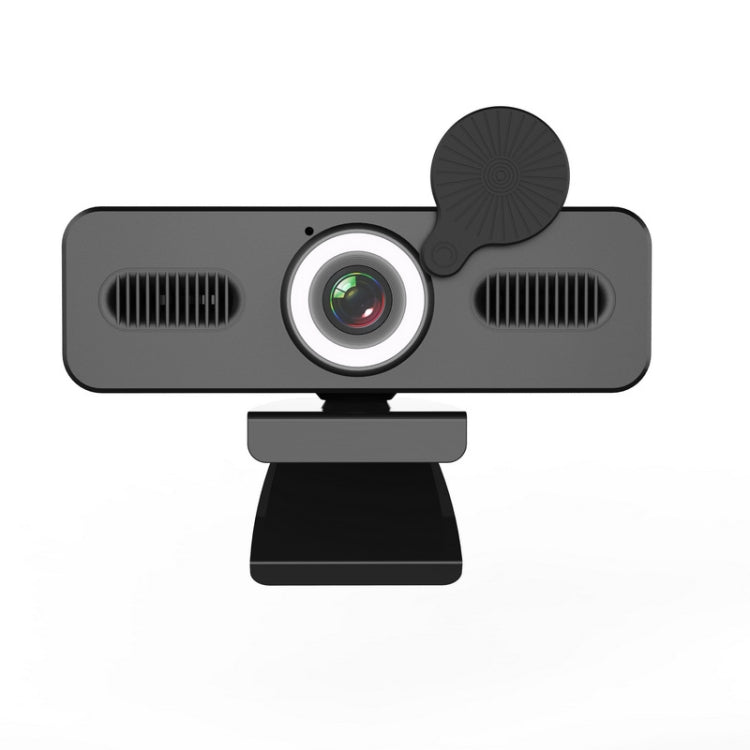 C360 4K Network High-Definition Computer Camera Drive-Free Beautifying Light Camera with Omnidirectional Microphone, Cable Length: 1.8m