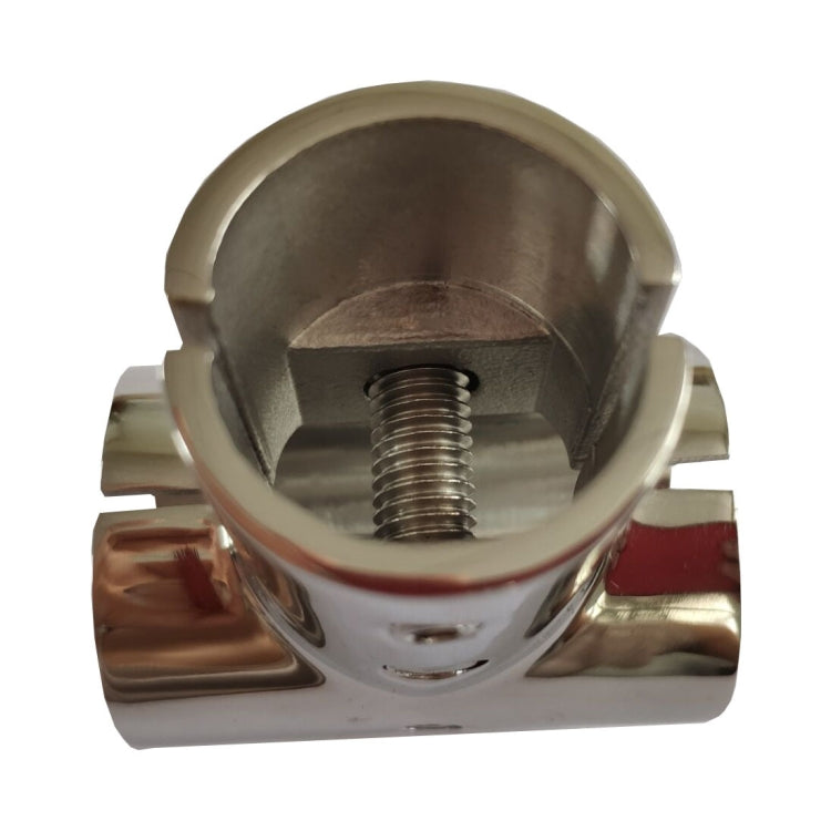 316 Stainless Steel Separable Three-Way Ship Pipe Joint for Yacht Engineering, Specification: 22mm 7/8inch