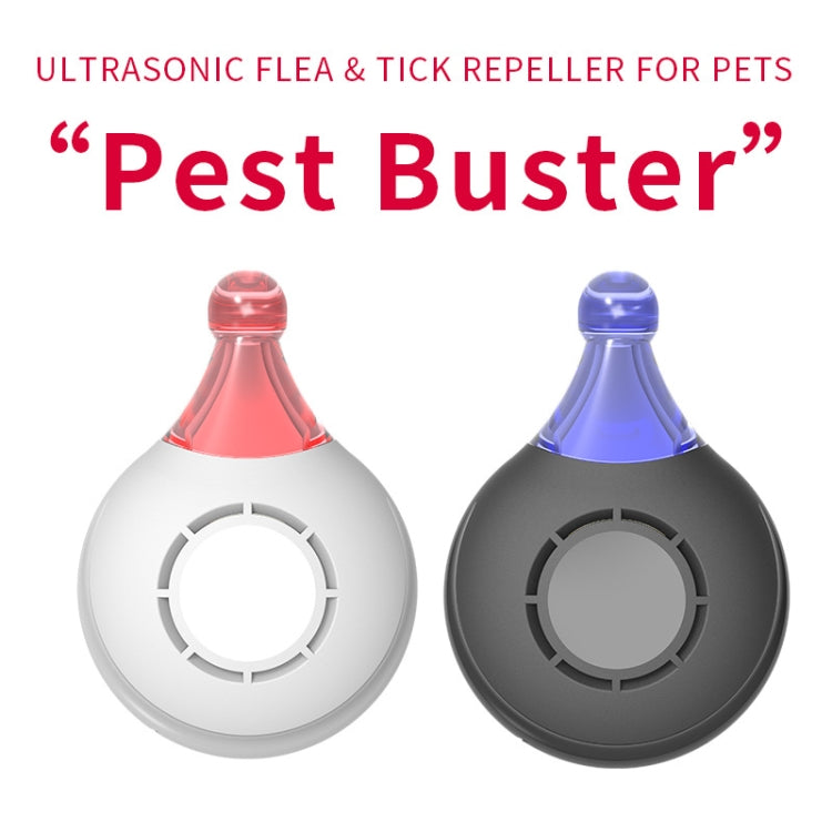 Outdoor Portable Ultrasonic Insect Repellent Pet Multifunctional Repellent(White)