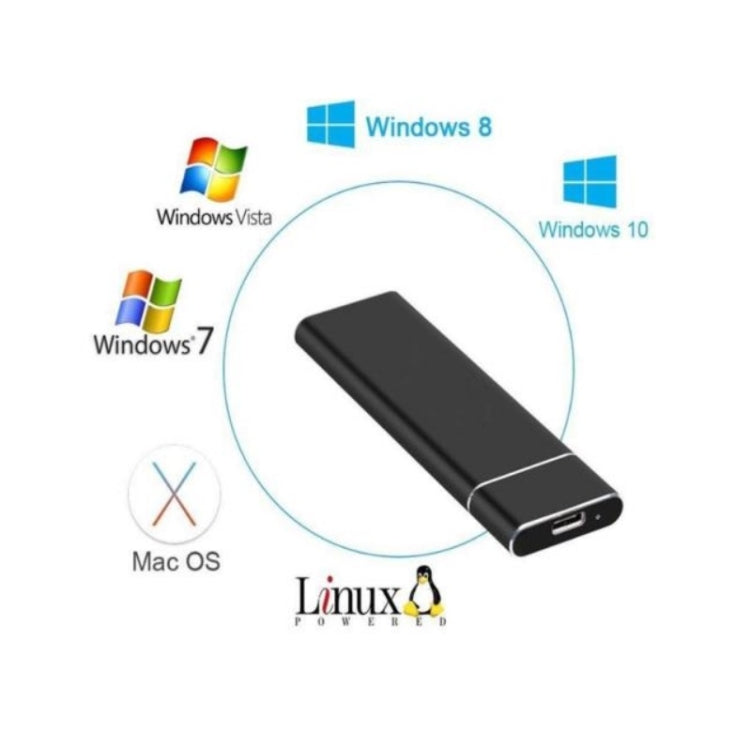 F018C M.2 NGFF To USB3.1 SSD Solid Aluminum Type-C Mobile Hard Drive Enclosure(Silver) - HDD Enclosure by PMC TechLife | Online Shopping South Africa | PMC TechLife | Buy Now Pay Later Mobicred