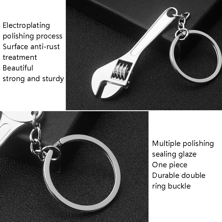 10 PCS Tool Metal Keychain Car Key Ring Pendant, Colour: H-388 Thread Ax - Key Rings by PMC Jewellery | Online Shopping South Africa | PMC Jewellery | Buy Now Pay Later Mobicred