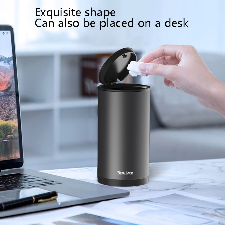 BEN.JACK Car Trash Can Multi-Function Storage Box In Car(Deep Gray With 35 Garbage Bags) - free shipping - PMC TechLife - Order now!