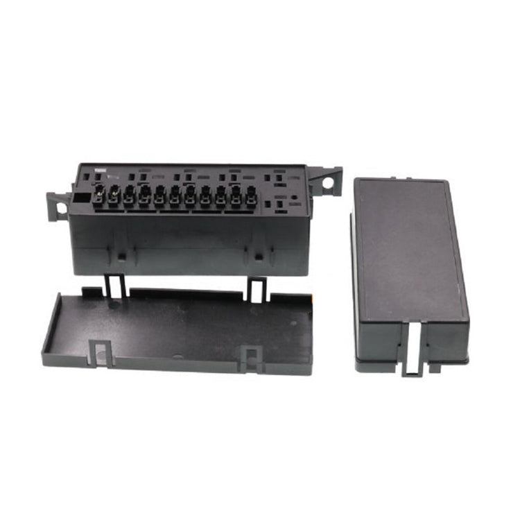 Car Modified 12V / 4Pin / 40A Black Shell 11-Way Fuse With 6-Way Relay Car Machine Cabin Link Inner Cassette Seat - Fuse by PMC TechLife | Online Shopping South Africa | PMC TechLife | Buy Now Pay Later Mobicred