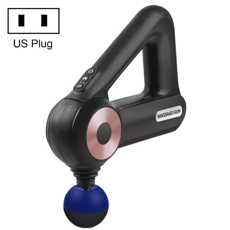 SL-8890 Triangle Fascia Muscle Relaxer Household Electric Fitness Massager, Specification: US Plug(Golden)