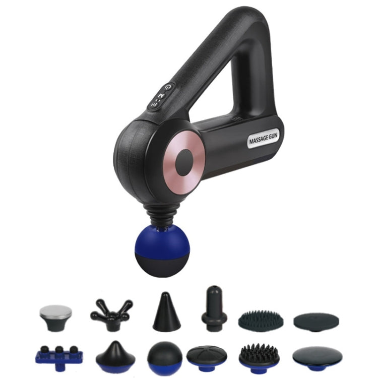 SL-8890 Triangle Fascia Muscle Relaxer Household Electric Fitness Massager, Specification: AU Plug(Golden)