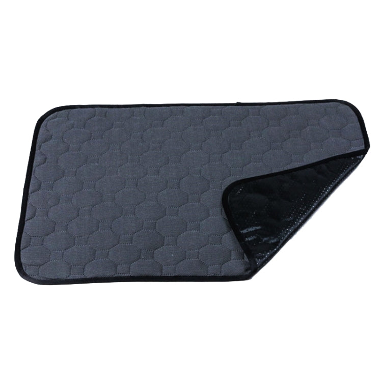 100x135cm Car Pet Injection Pad Water-resistant Pad Cat Dog Sofa Water-resistant Diapholic Carpet Water Absorbing Pad(Gray)