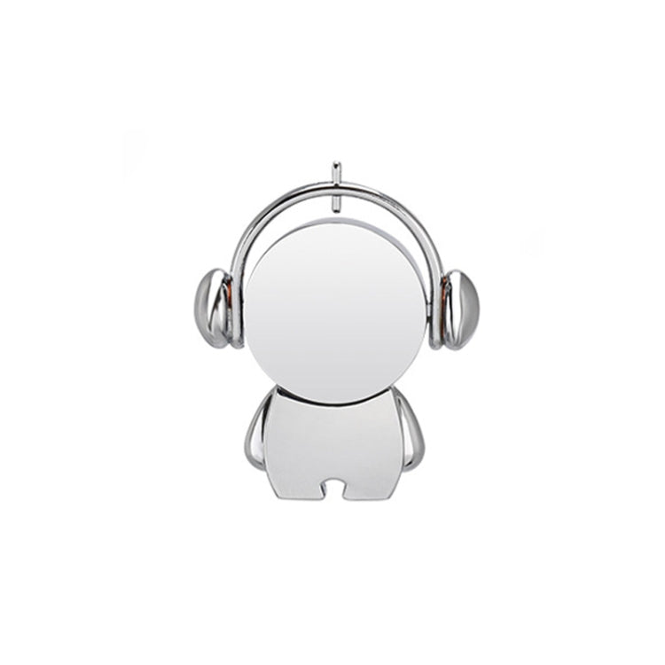 Y01 Metal Musician Car Cartoon Style U Disk, Capacity: 16GB(Silver)