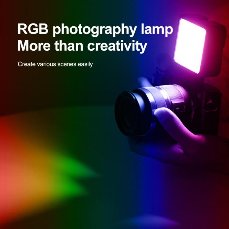 N69 2500-9000K+RGB Camera Fill Light Small Full Color Photography Light Portable Handheld Night Light LED Pocket Light
