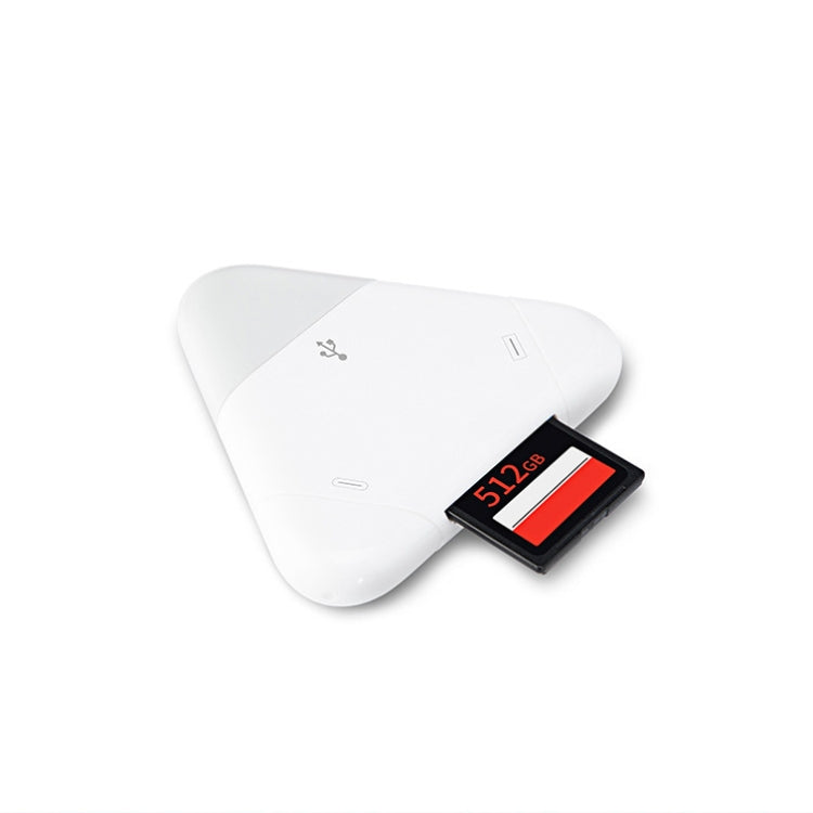 LCOP 5 in 1 Triangle Mobile Phone Computer Card Reader OTG Card Reader - by PMC Jewellery | Online Shopping South Africa | PMC Jewellery | Buy Now Pay Later Mobicred