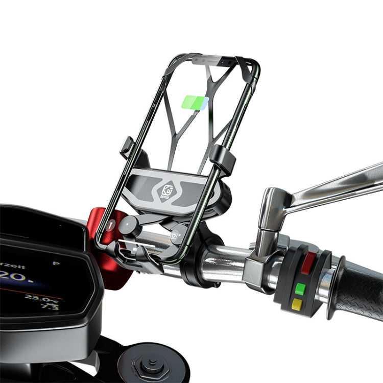 M10 2.4A Charging Version Kewig Motorcycle Electric Car Mobile Phone Navigation Waterproof Bracket - free shipping - PMC TechLife - Order now!