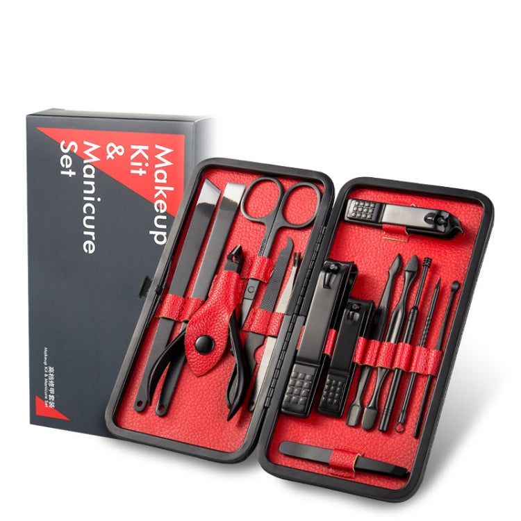 15 In 1 Nail Clipper Home Pedicure Nail Care Tools(Black)