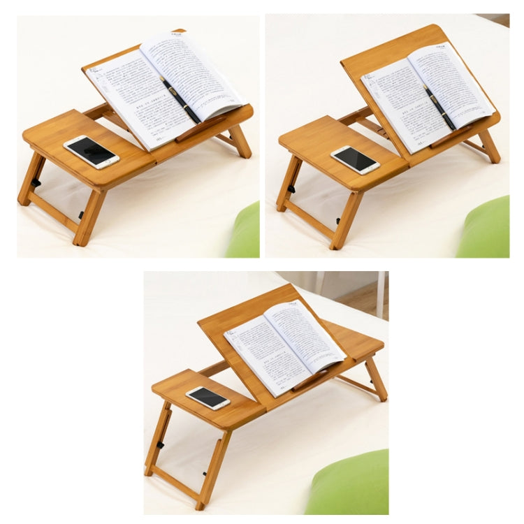 741ZDDNZ Bed Use Folding Height Adjustable Laptop Desk Dormitory Study Desk, Specification: Medium 64cm