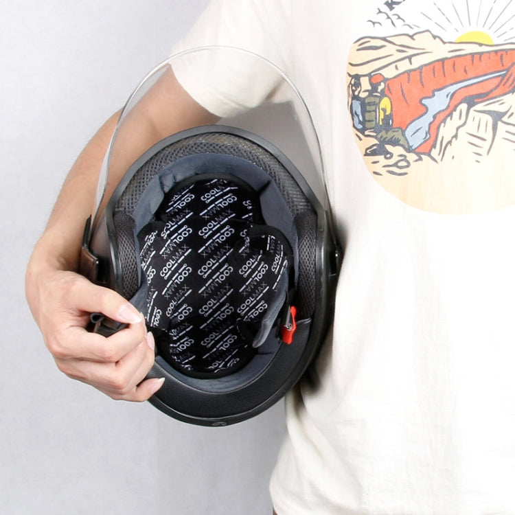 MTTD1028 Riding Breathable Quick-Drying Absorb Sweat Sponge Pad Removable Motorcycle Helmet Pad, Size: One Size(Black) - Helmets by PMC TechLife | Online Shopping South Africa | PMC TechLife | Buy Now Pay Later Mobicred