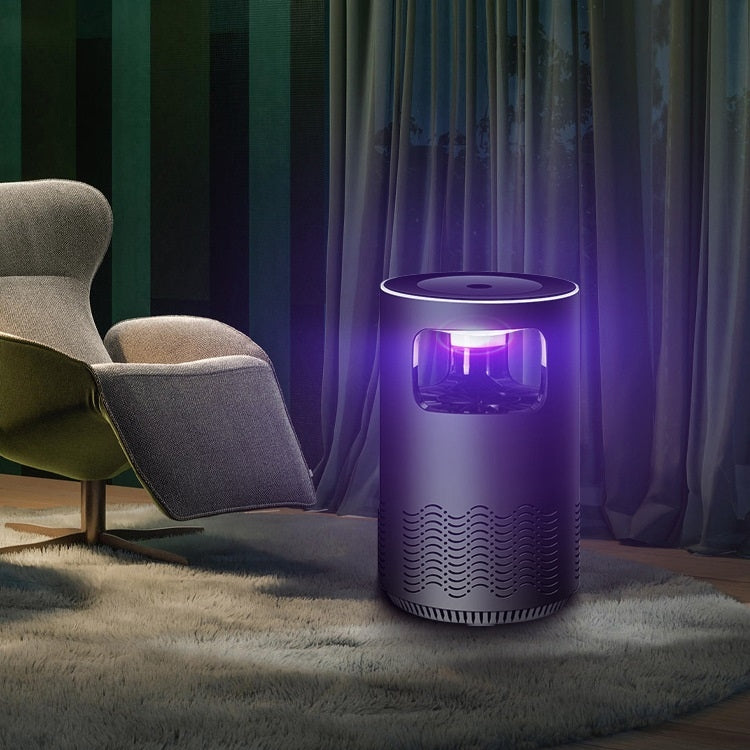 Household Mute Inhalation Photocatalyst USB Physical Mosquito Killer Small Q-Black(USB Direct)