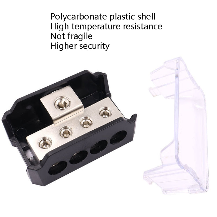 Car Audio Power Amplifier One Point Four Junction Box Hub Splitter(DB29) - Car Amplifiers by PMC TechLife | Online Shopping South Africa | PMC TechLife | Buy Now Pay Later Mobicred